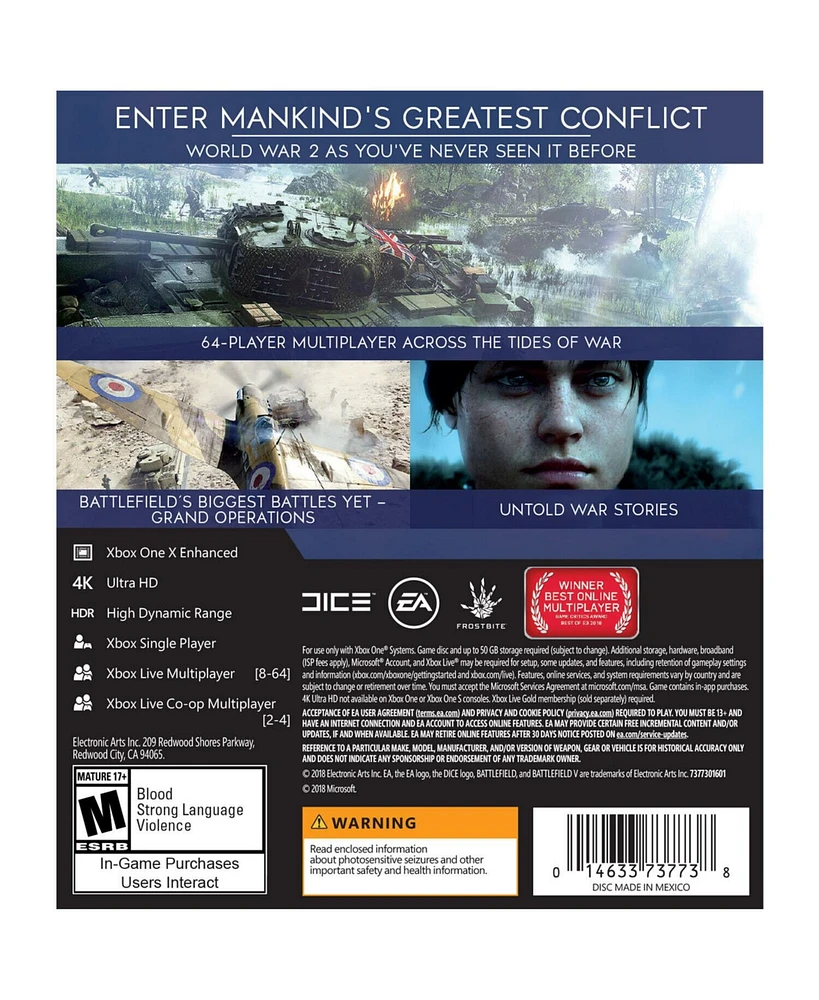 Battlefield V for Xbox One