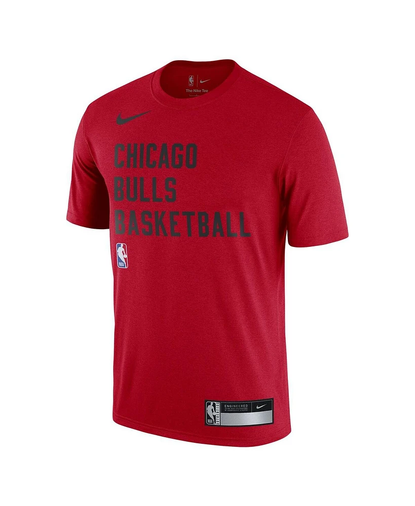 Men's Nike Red Chicago Bulls 2023/24 Sideline Legend Performance Practice T-shirt