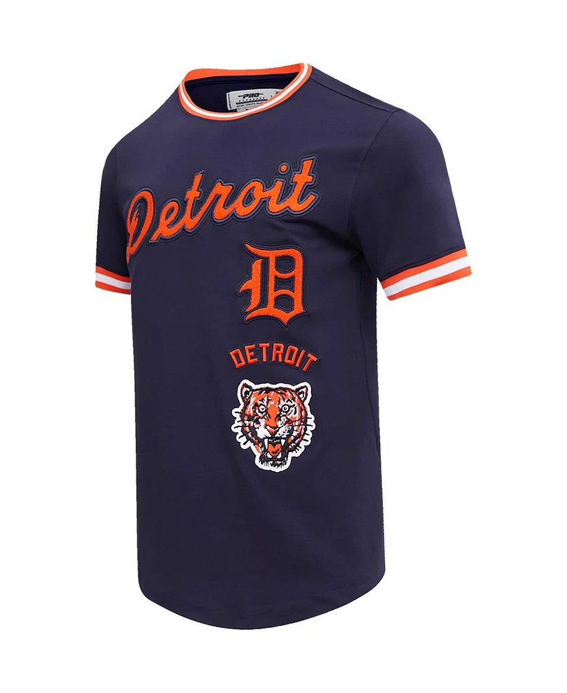 Men's Pro Standard Navy Detroit Tigers Cooperstown Collection Retro Classic T-shirt