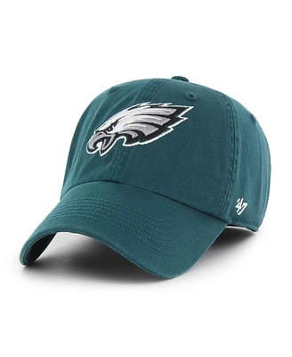 Men's '47 Brand Green Philadelphia Eagles Franchise Logo Fitted Hat
