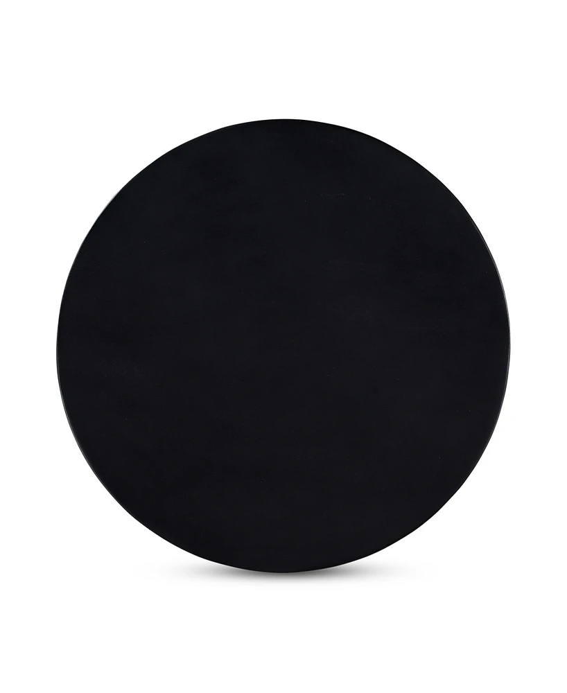Nels 30" Wood Round Coffee Table