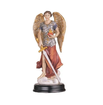 Fc Design 5"H Archangel Jehudiel Statue Saint Jegudiel The Angel of Work Holy Figurine Religious Decoration Home Decor Perfect Gift for House Warming,