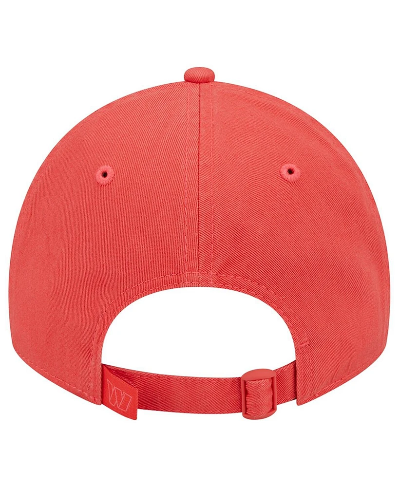 Men's New Era Red Washington Commanders Core Classic 2.0 Brights 9TWENTY Adjustable Hat