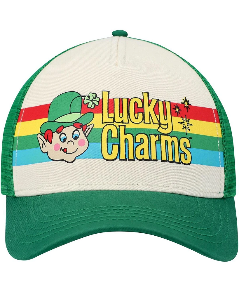 Men's American Needle Cream, Green Lucky Charms Sinclair Snapback Hat