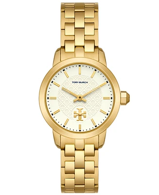Tory Burch Women's The Tory Gold-Tone Stainless Steel Stainless Steel Bracelet Watch 34mm
