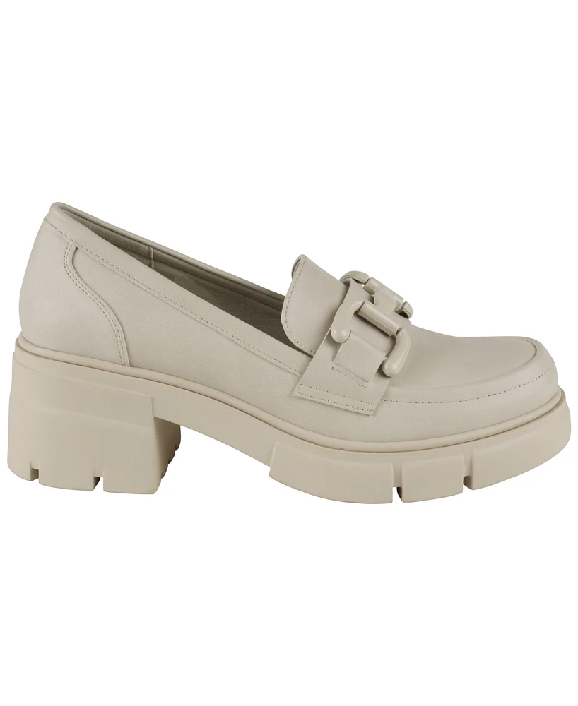 Gc Shoes Women's Caesar Lug Sole Platform Loafers