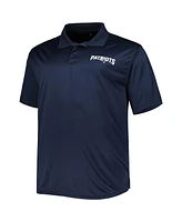Men's Fanatics Navy, White New England Patriots Big and Tall Solid Two-Pack Polo Shirt Set