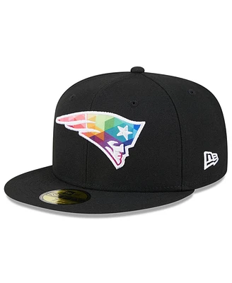 Men's New Era Black England Patriots 2023 Nfl Crucial Catch 59FIFTY Fitted Hat