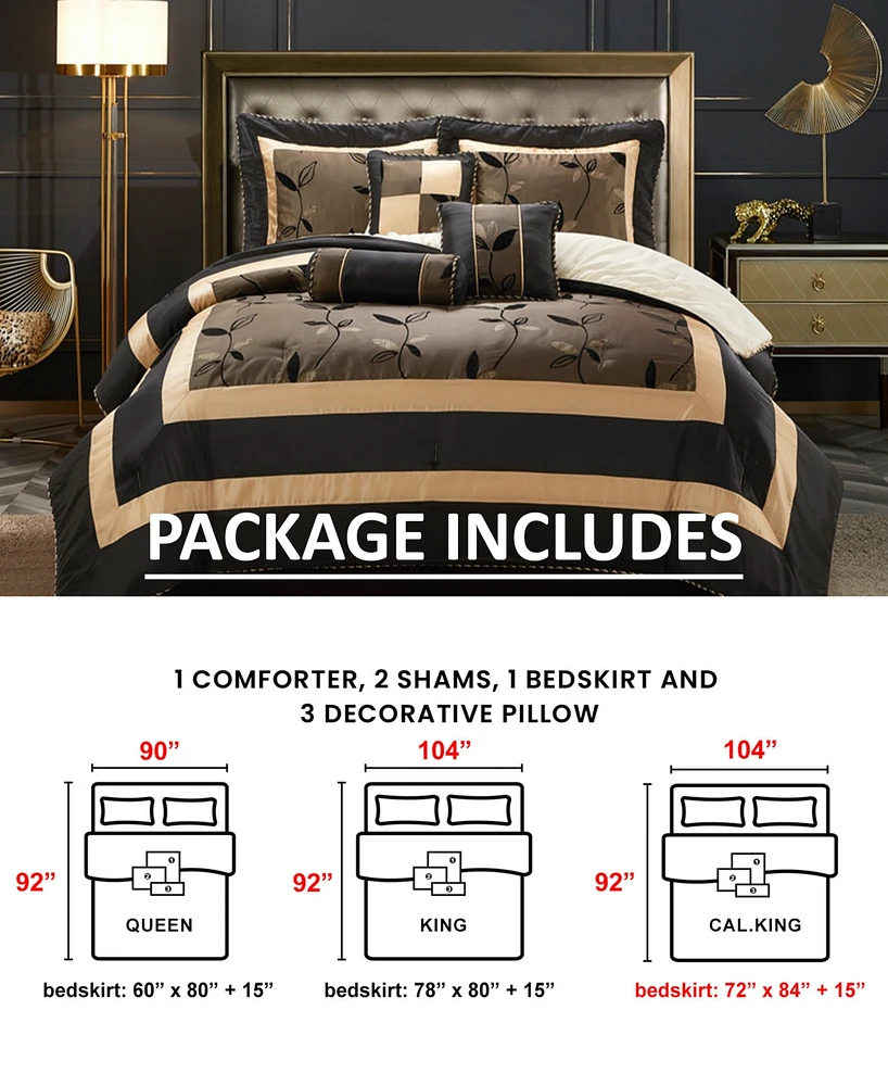 Stratford Park Pastora 7-Piece Comforter Set