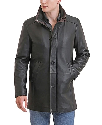 Bgsd Men Byron Leather Car Coat