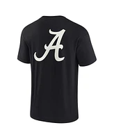 Men's and Women's Fanatics Signature Black Alabama Crimson Tide Super Soft Short Sleeve T-shirt