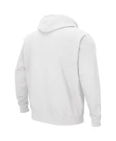 Men's Colosseum White Texas Longhorns Sunrise Pullover Hoodie