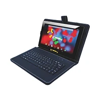 New Linsay 10.1" Tablet Octa Core 128GB Bundle with Black Keyboard Case Newest Android 14