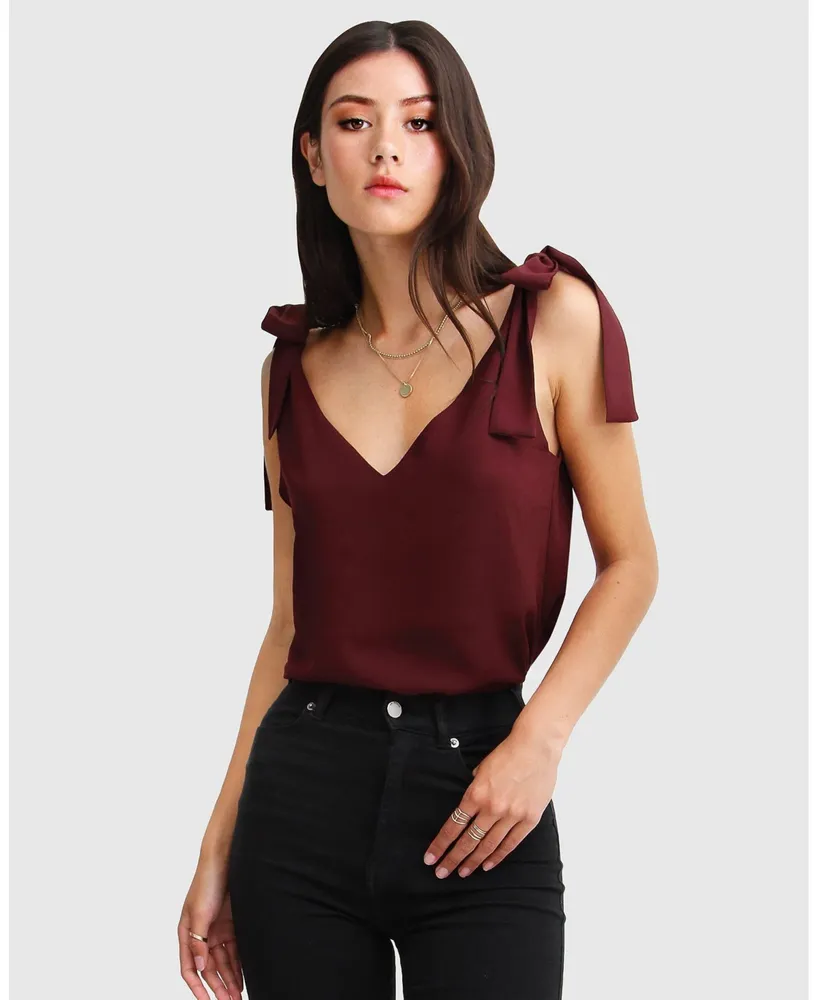 Belle & Bloom Women's Feel For You V Neck Top