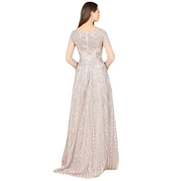 Lara Women's Long Sleeve Gown