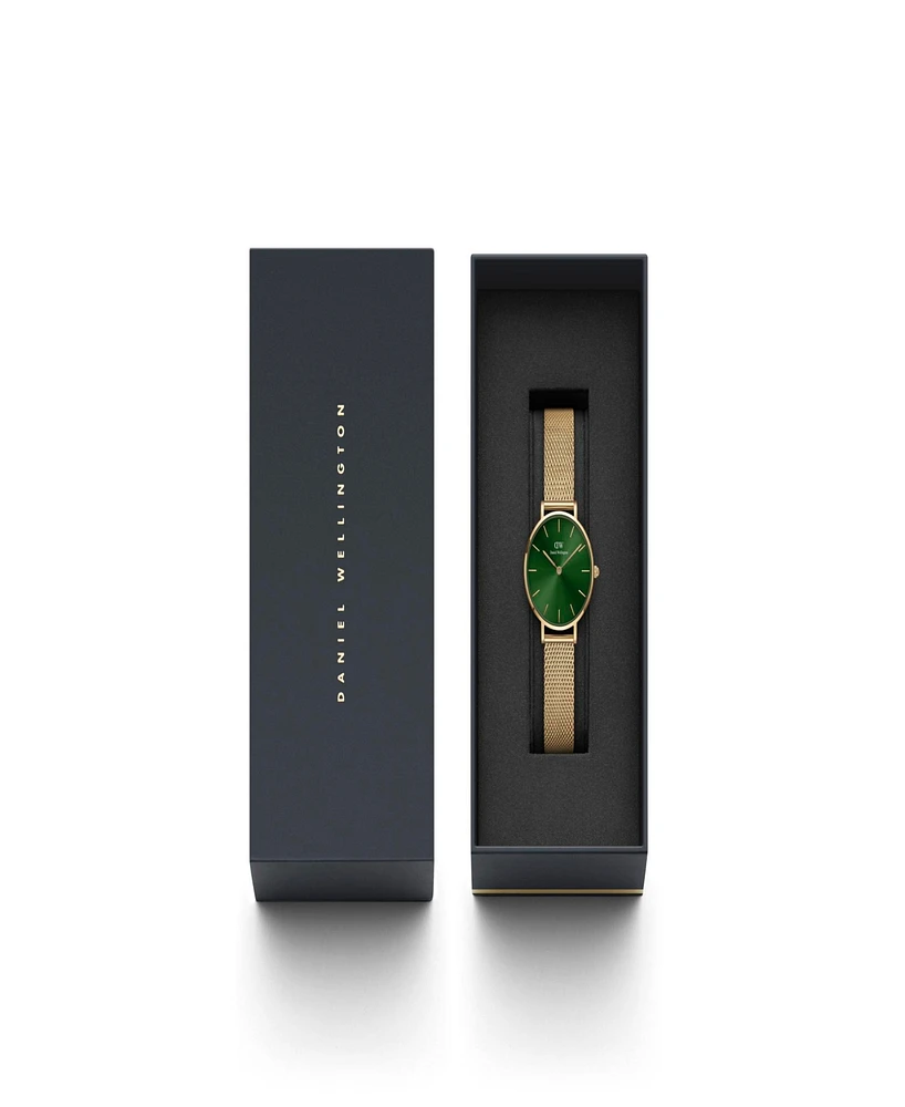 Daniel Wellington Women's Petite Emerald 23K Gold Pvd Plated Stainless Steel Watch 28mm