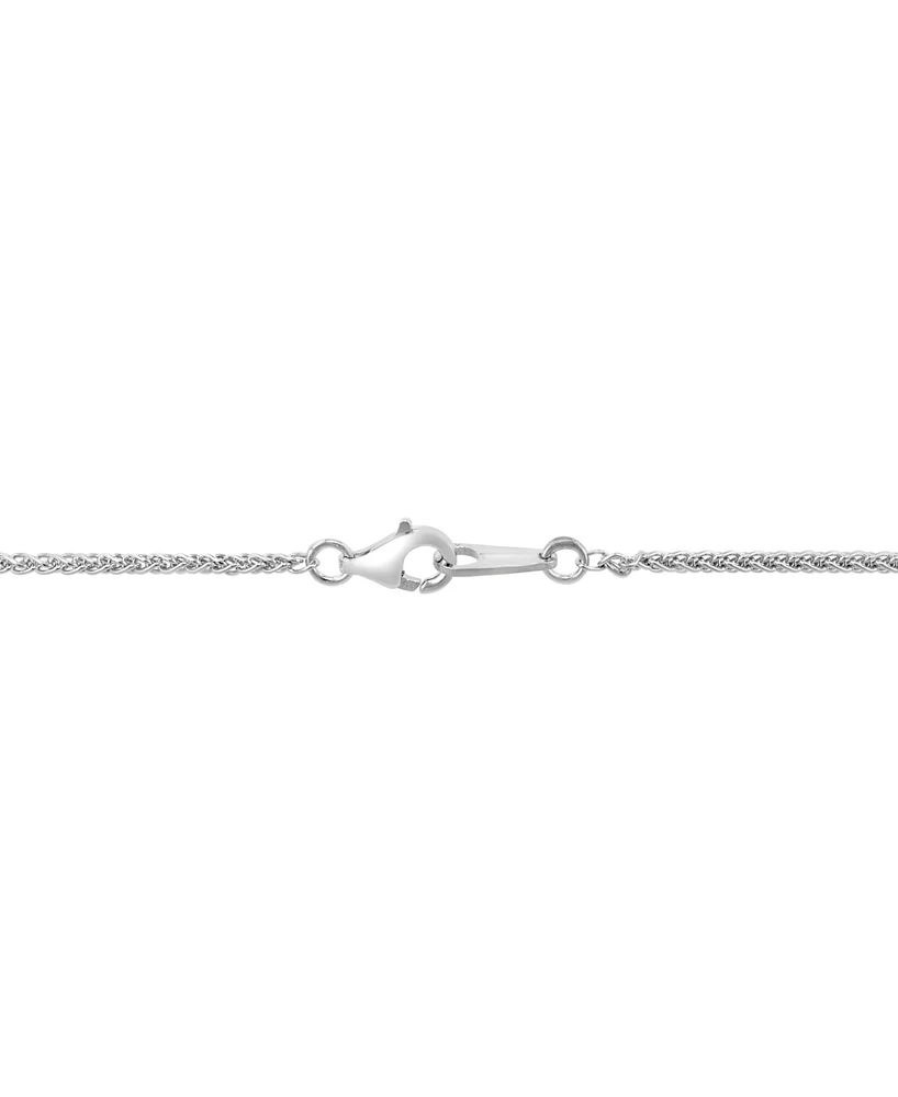 Effy Multi-Sapphire Ombre Cluster 18" Pendant Necklace (3-1/3 ct. t.w.) in Sterling Silver