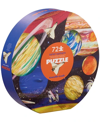 Crocodile Creek Solar System Round Box Puzzle, 72 Pieces