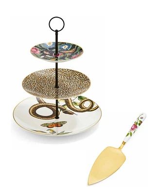 Spode Creatures of Curiosity Cake Serving Set