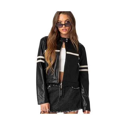 Edikted Women's Rockstar Oversized Jacket