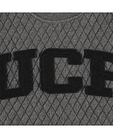 Women's Pressbox Heather Charcoal Ucf Knights Moose Quilted Pullover Sweatshirt