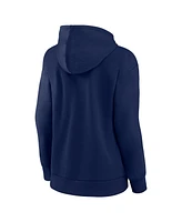 Women's Fanatics Navy West Virginia Mountaineers Evergreen Pullover Hoodie