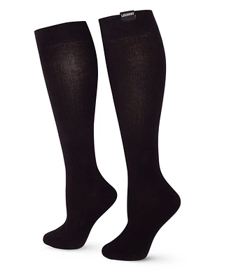 Lechery Women's Woven Tab Knee-high Socks