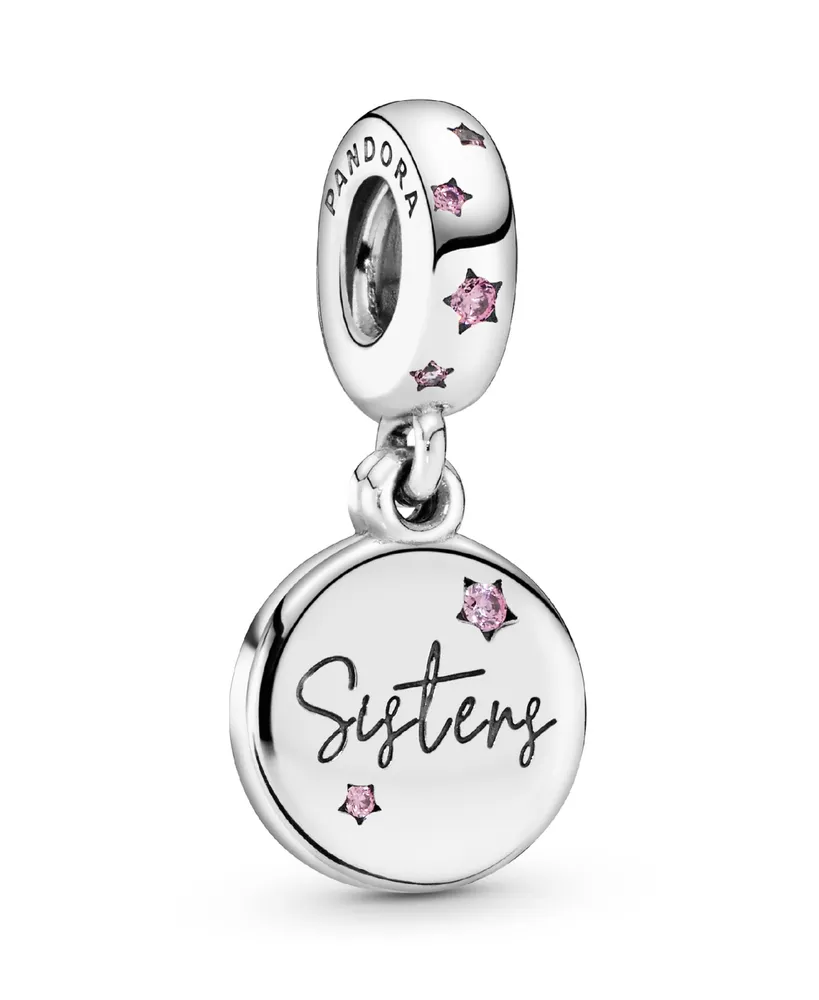 Pandora Cubic Zirconia Forever Sisters Dangle Charm