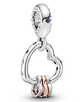 Pandora Mixed Stone Heart Full of Hearts Dangle Charm