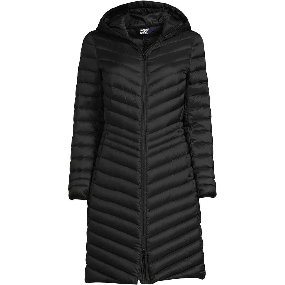 Lands' End Women's Tall Wanderweight Packable Down Coat
