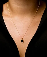 3-Pc. Set Onyx Octagon Pendant Necklace, Ring & Stud Earrings in 14k Gold-Plated Sterling Silver