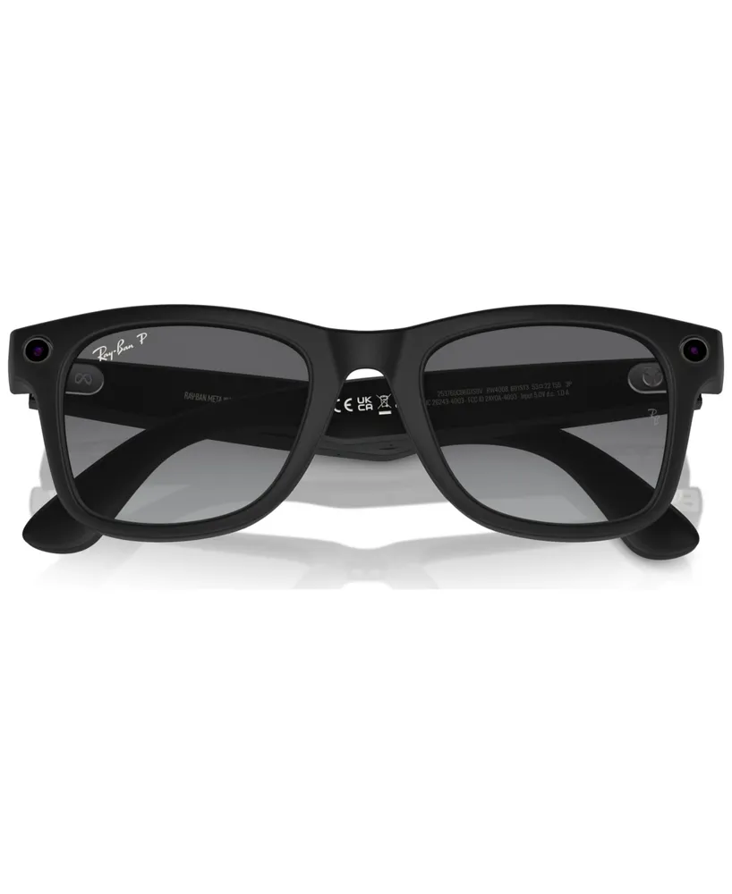 Ray-Ban Meta Wayfarer Unisex Polarized Gradient Ai Sunglasses, RW4006