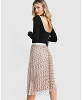 Belle & Bloom Women's Mixed Feeling Reversible Skirt
