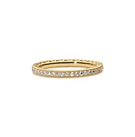 Pandora Cubic Zirconia Signature Sparkle Hearts Ring