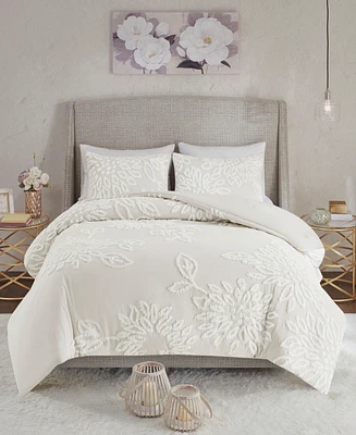 Madison Park Veronica Floral Tufted 3-Pc. Comforter Set, Full/Queen