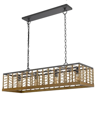 Winfall 4 Light 11" Height Metal Pendant