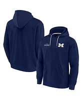 Men's and Women's Fanatics Signature Navy Michigan Wolverines Super Soft Fleece Pullover Hoodie