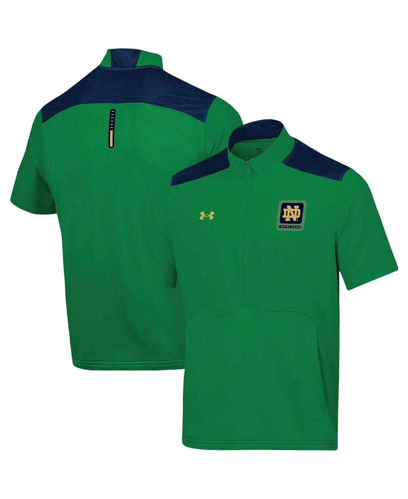 Men's Under Armour Notre Dame Fighting Irish Motivate Half-Zip Jacket