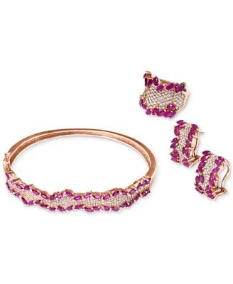 Effy Ruby Diamond In 14k Rose Gold