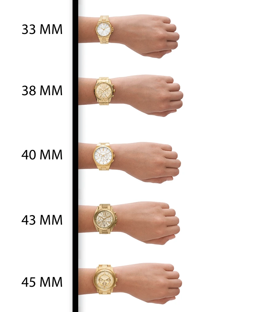 Michael Kors Women's Chronograph Bryant Two-Tone Stainless Steel Bracelet Watch 37mm