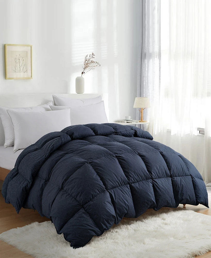 Unikome Cotton Fabric Baffled Box All Season Down Duvet, Twin