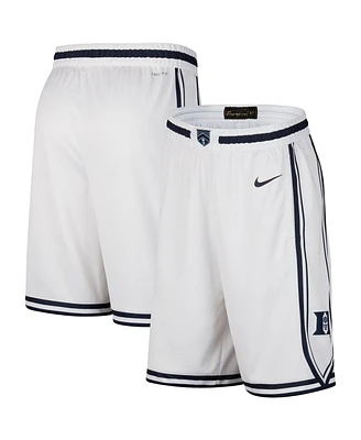 Men's Nike White Duke Blue Devils Limited Performance Shorts