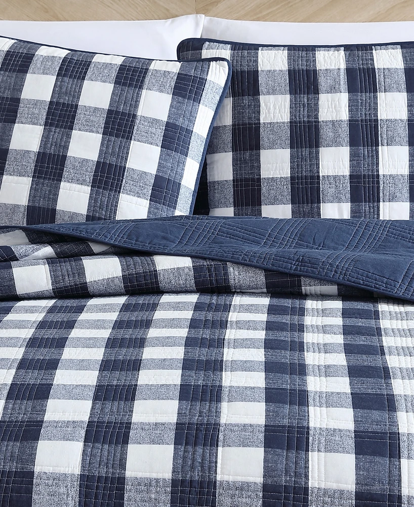 Eddie Bauer Lakehouse Plaid 3-Pc. Quilt Set