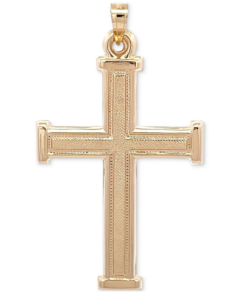 Cross Pendant in 14k Yellow Gold