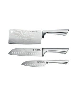 Cuisine::pro Damashiro Ultimate Steel 3 Piece Knife Set