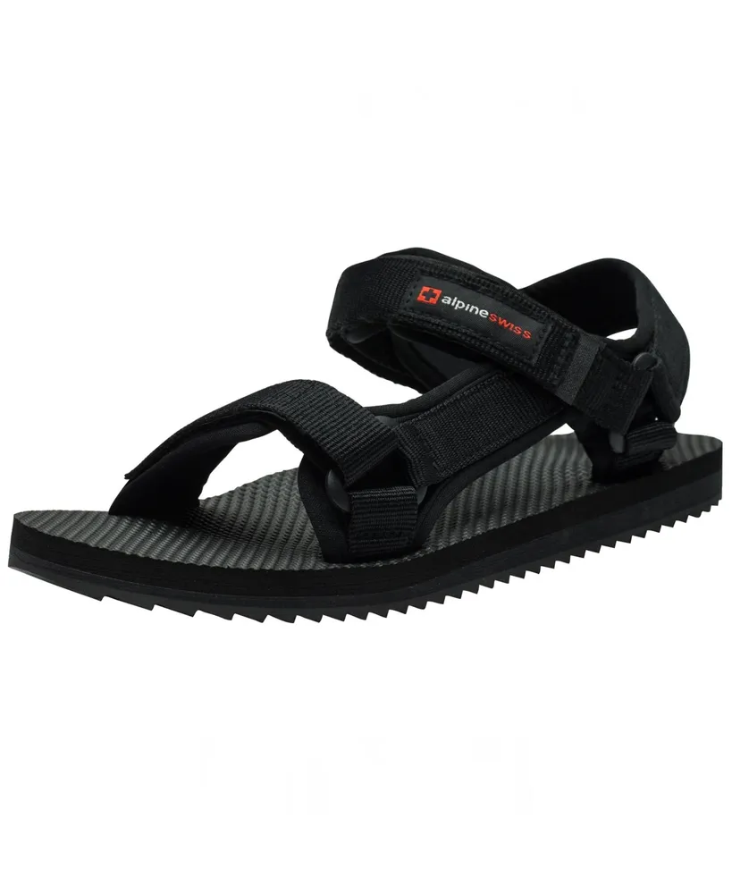 Alpine Swiss Men's Reid Sport Sandals Athletic Open Toe Outdoor Walking Shoe Adjustable Strap Cushion Eva Footbed Durable Stylish Summer Comfort Sanda