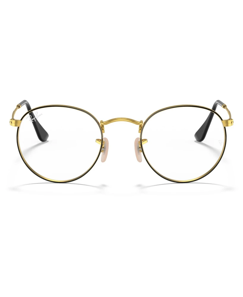 Ray-Ban Unisex Round Metal Optics Eyeglasses