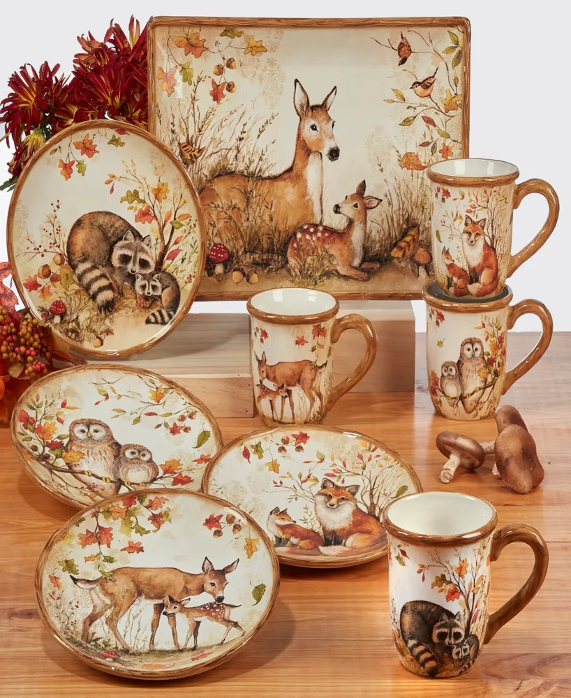 Pine Forest Set of 4 Mug