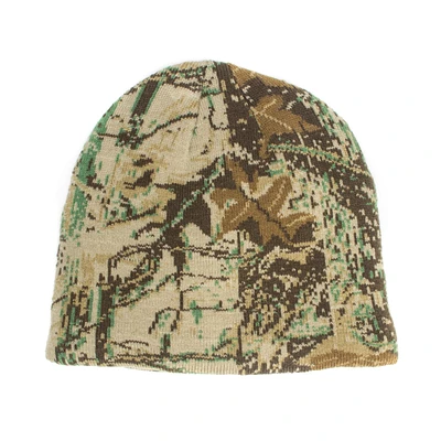 Muk Luks Men's Quietwear Digital Knit Camo Beanie/Adventure Snow, Adventure One