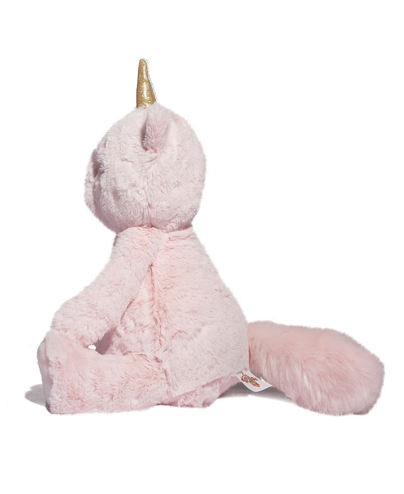 Geoffrey's Toy Box 10" Soothing Kitty Corn Plush Stuffed Animal Toy with Led Lights and Sound, Created for Macy's